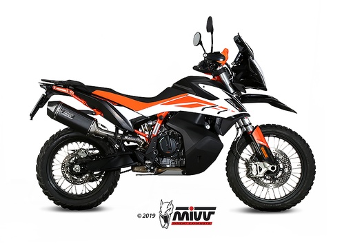 [KT.021.LRB] Mivv Slip-On Speed edge Black KTM 790 Adventure/R 19-24 / 890 Adventure/R 20-24