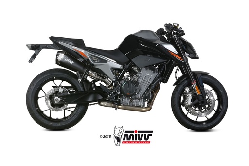 [KT.020.LDRB] Mivv Slip-On Delta Race Black KTM 790 Duke 2018-20 / 890 Duke 2020-24