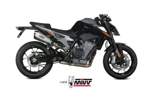 [KT.020.LDRX] Mivv Slip-On Delta Race St. Steel KTM 790 Duke 2018-20 / 890 Duke 2020-24
