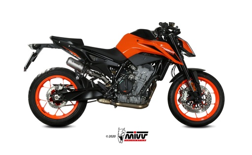 [KT.020.SM3X] Mivv Slip-On Mk3 St. Steel KTM 790 Duke 2018-20 / 890 Duke 2020-24