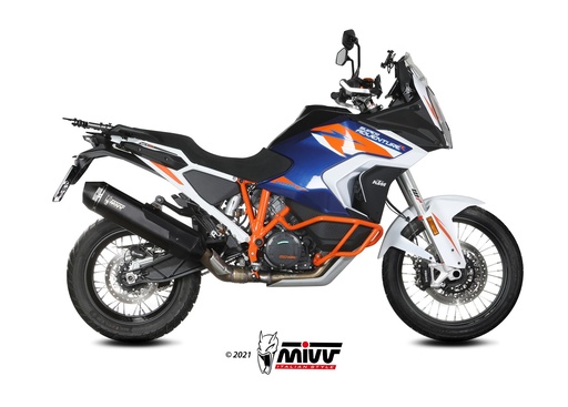 [KT.027.LRB] Mivv Slip-On Speed edge Black KTM 1290 Super Adventure / R / S / T 2021-24