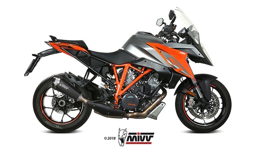 [KT.018.LDRB] Mivv Slip-On Delta Race Black KTM 1290 Superduke GT 2016-24