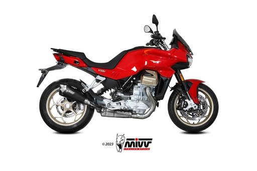 [M.015.LDRB] Mivv Slip-On Delta Race Black Moto Guzzi V100 Mandello 2022-24