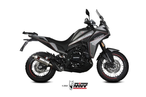 [MM.001.LDKX] Mivv Slip-On DAKAR St. Steel Moto MORINI X-CAPE 2021-24