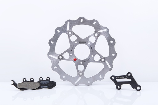 [OKI87] Braking Kit de Sobremedida de Disco de freno delantero W-FLO Ø250 para Gilera