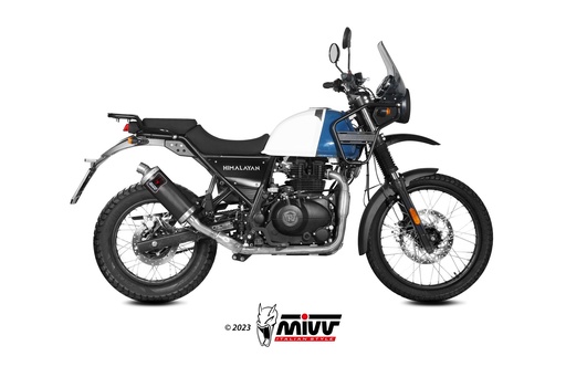 [RE.003.LDKB] Mivv Slip-On DAKAR Black Royal Enfield Himalayan 2021-23