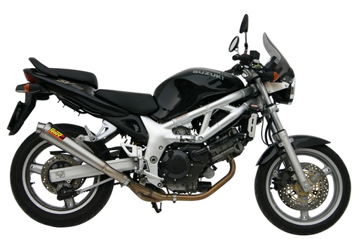 [S.004.LC3] Mivv Slip-On X-Cone St. Steel Suzuki SV 650 1999-02