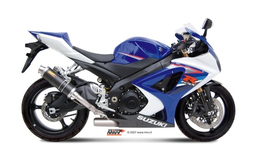 [S.028.L2S] Mivv 2 Slip-On GP carbon Suzuki GSX-R 1000 2007-08