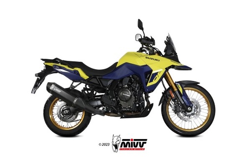 [S.061.LRB] Mivv Slip-On Speed edge Black Suzuki V-Strom 800 de 2023-24