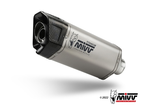 [R.BW.0005.SR1T] Mivv Full system 4x2x1 SR-1 Full Titanium BMW S 1000 R 2021-24