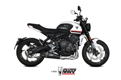 [T.022.LDRB] Mivv Full system 3x1 Delta Race Black Triumph Trident 660 2021-24