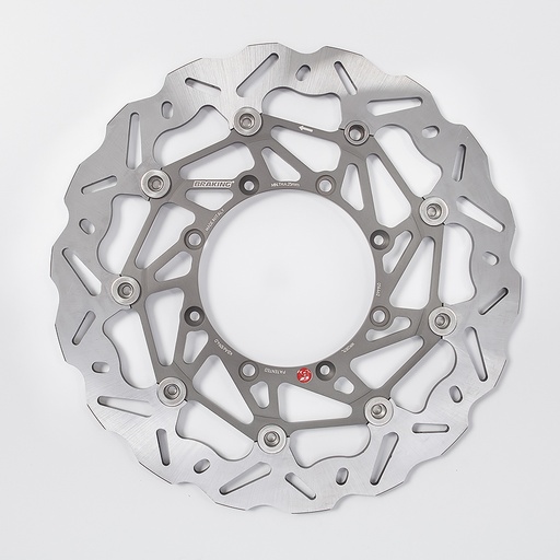 [WK087L] Braking Disco de Freno Delantero Izq. W-FLO SK2 Ø320/120 para BETA/HUSQVARNA
