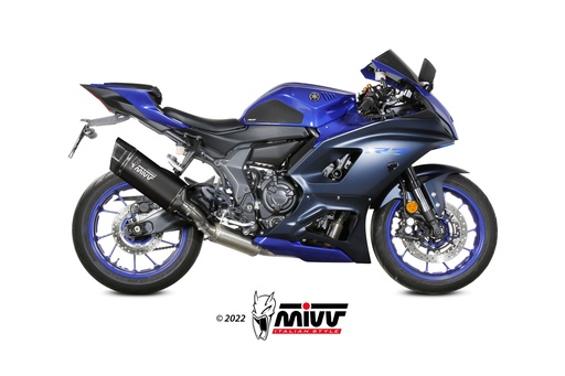 [Y.071.LR1TB] Mivv Full system 2x1 SR-1 Black Titanium Yamaha YZF R7 2022-24