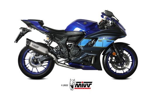 [X.YA.0012.SR1T] Mivv Full system 2x1 SR-1 Titanium Yamaha YZF R7 2022-24