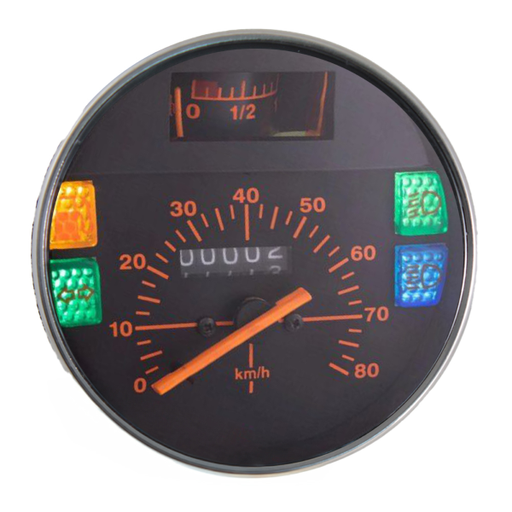 [R163680031] Velocímetro RMS Classic Piaggio Vespa Pk 50 XL scala 80 kmh 226739