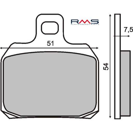 [R225100490] Pastillas de freno orgánicas Piaggio X9 Amalfi 180-250cc