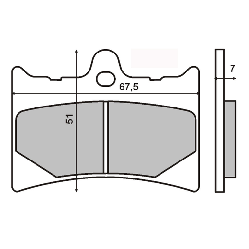 [R225100533] Pastillas de freno Sinterizadas Aprilia RS 125