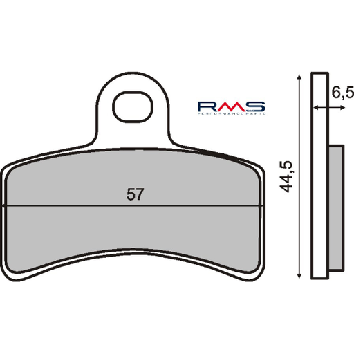[R225100630] Pastillas de freno orgánicas Gas Gas 125-200-250cc
