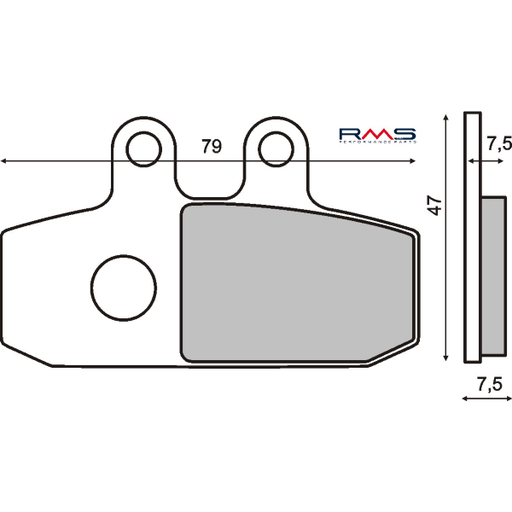 [R225100680] Pastillas de freno orgánicas Aprilia Atlantic 500