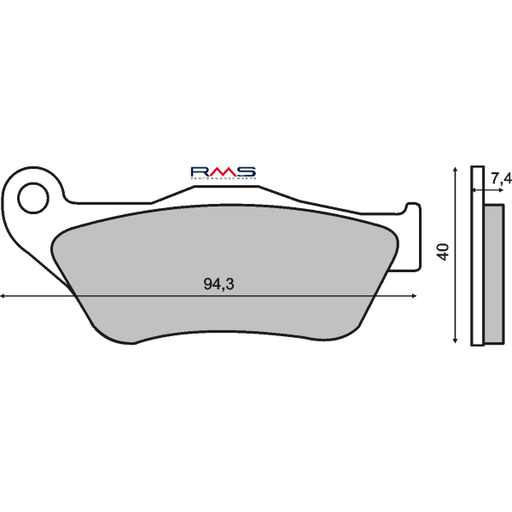 [R225100770] Pastillas de freno orgánicas Yamaha X-Max 250cc