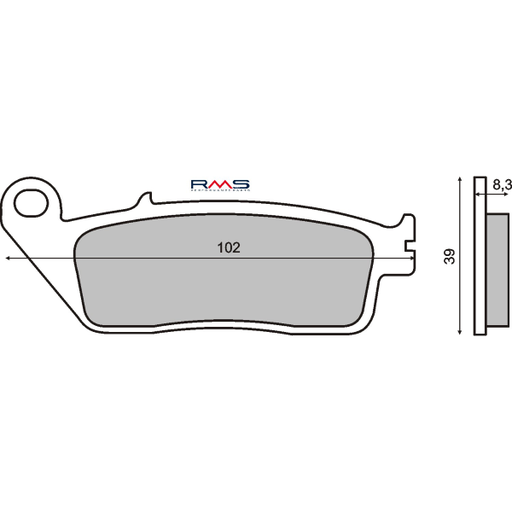 [R225100870] Pastillas de freno orgánicas Honda CBR 1000F
