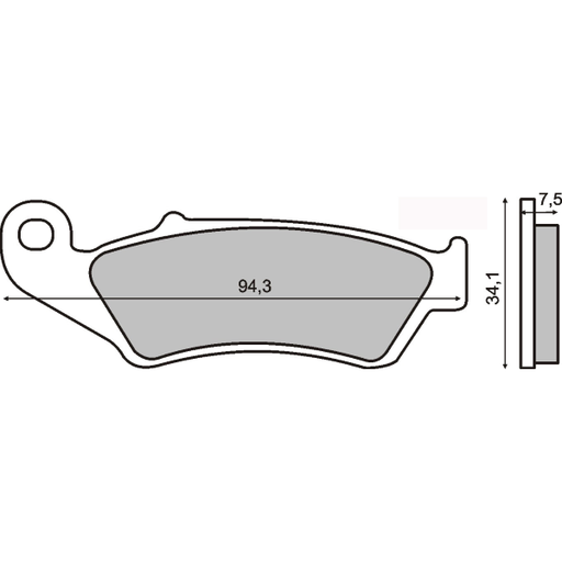 [R225100923] Pastillas de freno Sinterizadas Honda CR 125-250cc