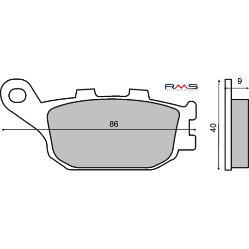 [R225100930] Pastillas de freno orgánicas Honda CBR 600F