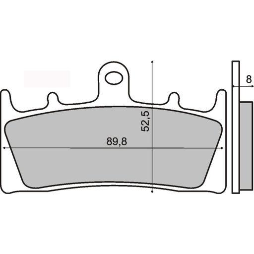 [R225101173] Pastillas de freno sinterizadas Suzuki Gsx 1400cc