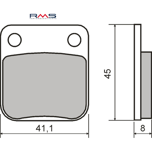 [R225101440] Pastillas de freno orgánicas Honda CG 125cc