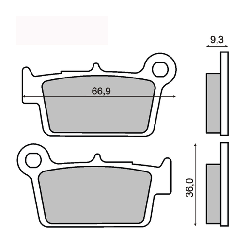 [R225101453] Pastillas de freno sinterizadas Suzuki RM Z250-450