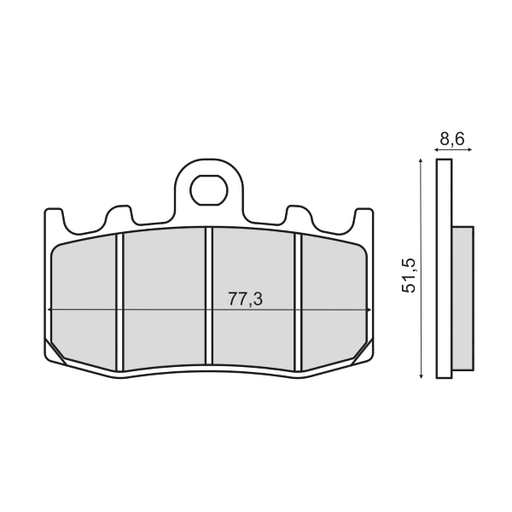 [R225101603] Pastillas de freno Sinterizadas Bmw K 1200S