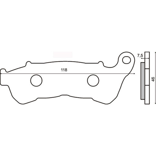 [R225102543] Pastillas de freno sinterizadas Honda Sh 150i