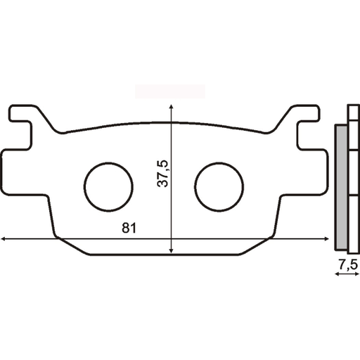 [R225102563] Pastillas de freno sinterizadas Honda Jazz 250cc