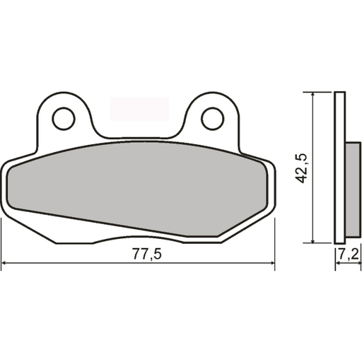[R225102593] Pastillas de freno sinterizadas Honda NSR 80R
