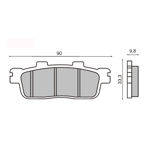 [R225102763] Pastillas de freno sinterizadas Kymco Superdink 125i
