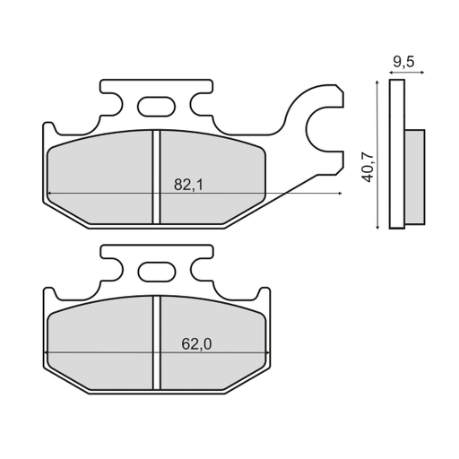 [R225102873] Pastillas de freno sinterizadas Suzuki Burgman 200cc