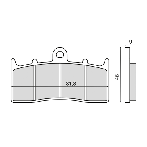[R225103013] Pastillas de freno Sinterizadas Bmw R 850R
