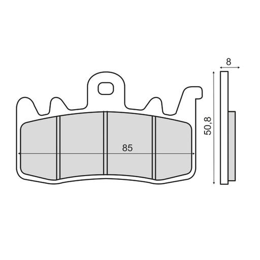[R225103193] Pastillas de freno sinterizadas Bmw R 1200 GS