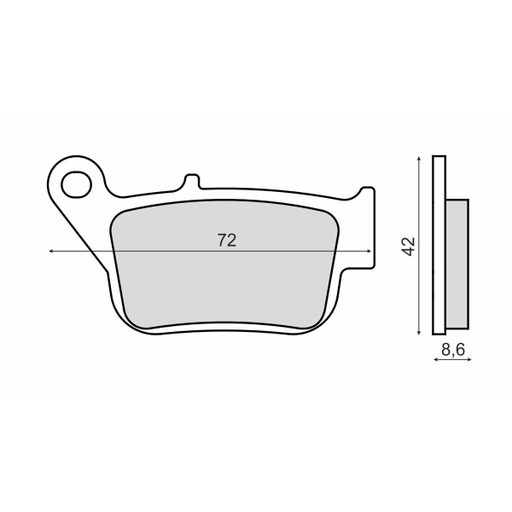 [R225103273] Pastillas de freno Sinterizadas Yamaha YP R250 X-Max