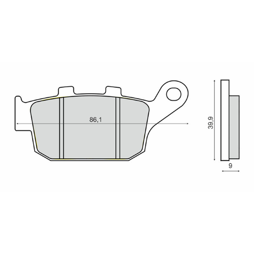 [R225103323] Pastillas de freno sinterizadas Honda CBR 650F