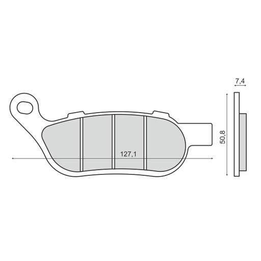[R225103353] Pastillas de freno Sinterizadas Harley Davidson FXDL Rider