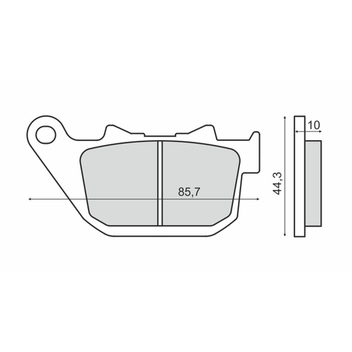 [R225103393] Pastillas de freno Sinterizadas Harley Davidson Sportster 1200