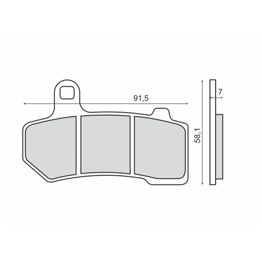 [R225103423] Pastillas de freno Sinterizadas Harley Davidson VRSCA 1130 V-Rod
