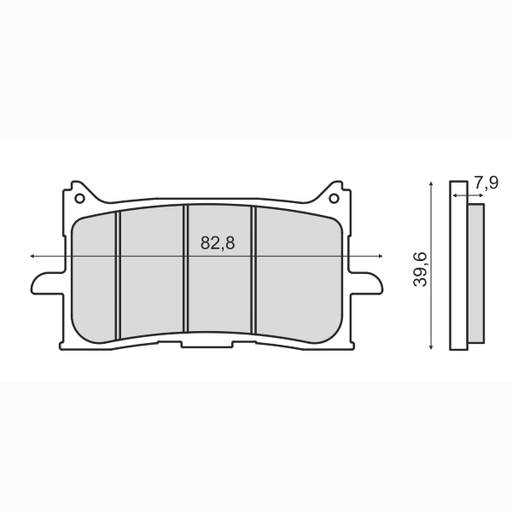 [R225103493] Pastillas de freno sinterizadas Honda Africa Twin