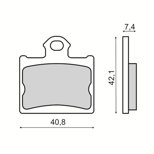 [R225103530] Pastillas de freno orgánicas Ktm Sx / Freeride