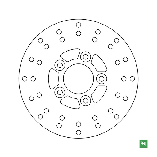 [DF4009A] Disco de freno acero DF4009A