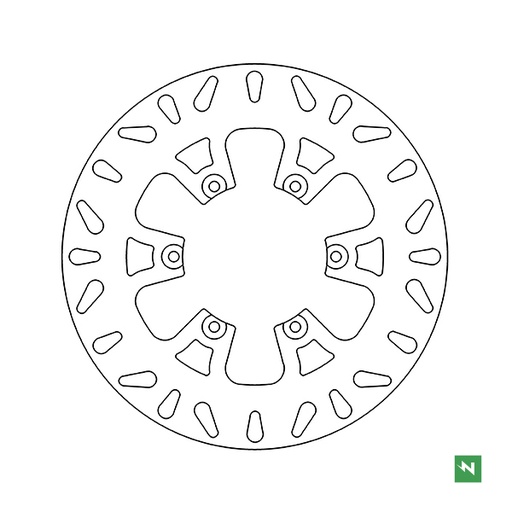 [DF4029A] Disco de freno acero DF4029A