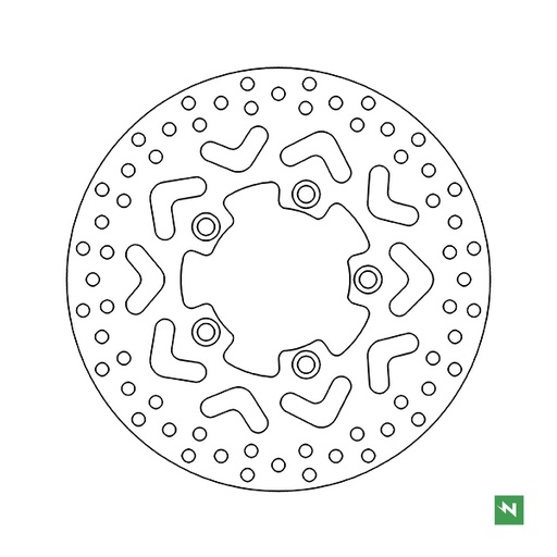 [DF4080A] Disco de freno acero DF4080A