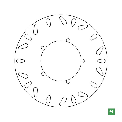 [DF4102A] Disco de freno acero DF4102A