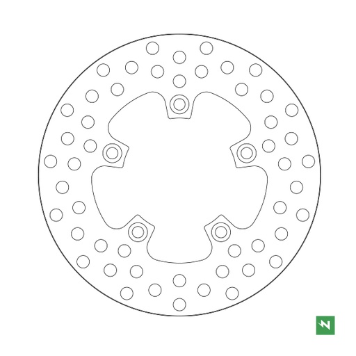 [DF4118A] Disco de freno acero DF4118A